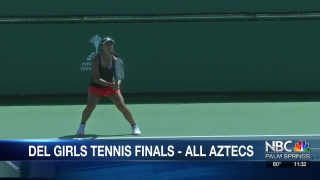 DEL Girls Tennis Champions Palm Desert HS: Singles - Rochelle Suarez & Doubles - Maryn Petek & Kimberly Rodriguez