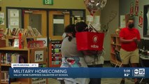 Military homecoming: Army Sergeant surprised daughter at school
