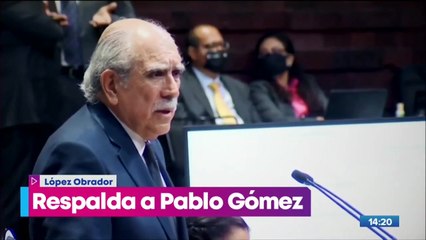 Pablo Gómez es un hombre incorruptible: López Obrador