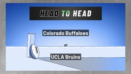 Colorado Buffaloes at UCLA Bruins: Over/Under