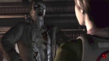 Resident Evil first Zombie scene