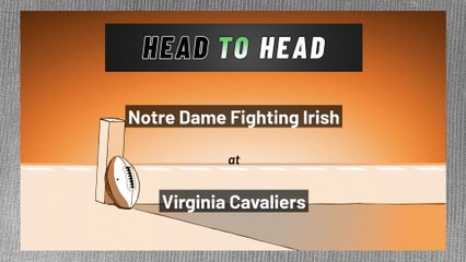 Notre Dame Fighting Irish at Virginia Cavaliers: Over/Under