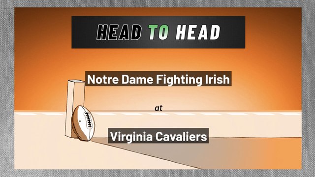 Notre Dame Fighting Irish at Virginia Cavaliers: Over/Under