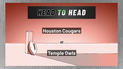 Houston Cougars at Temple Owls: Spread