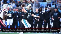 Carolina Panthers Signing Matt Barkley, Sam Darnold Injured
