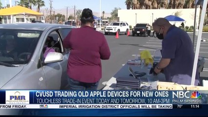 CVUSD holds drive-thru iPad “refresh” for students