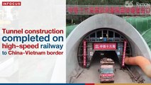Tunnel construction completed on high-speed railway to China-Vietnam border | The Nation Thailand