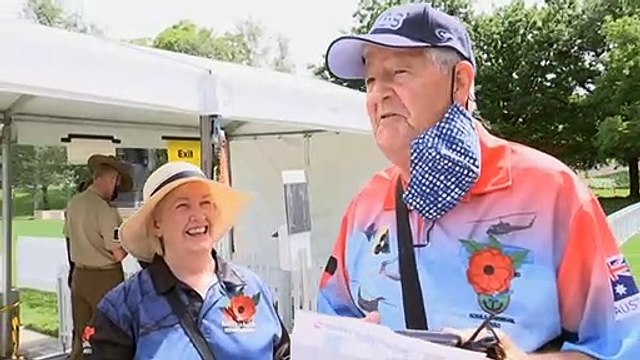 COVID restrictions lead to smaller Remembrance Day celebration in Canberra