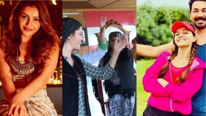 Rubina Dilaik ने परिवार के साथ किया पारंपरिक पहाड़ी डांस, वीडियो को देख पागल हुए फैन्स | FilmiBeat