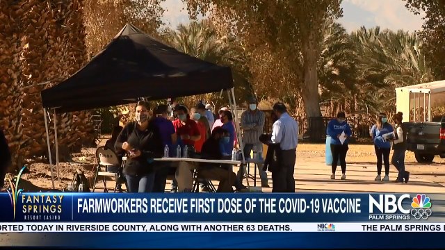Farmworker Vaccine Roll Out in Eastern Coachella Valley