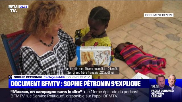 Sophie Pétronin, l'ex-otage retournée au Mali, s'explique sur BFMTV