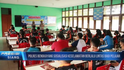 Polres Bengkayang Sosialisasi Keselamatan Berlalu Lintas Kepada Pelajar SMA