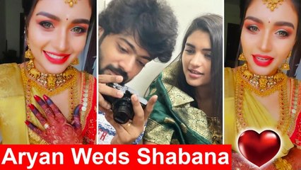 Shabana weds Aryan | திருமணத்திற்கு முன் ரசிகர்களிடம் பேசிய Shabana | Sembaruthi, Bakkiyalakshmi