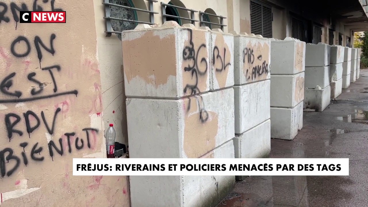 Tags anti-police à Fréjus : retour sur les lieux