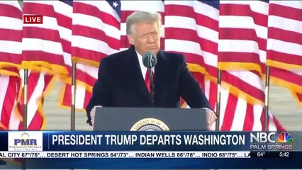 President Trump's Final Remarks as President