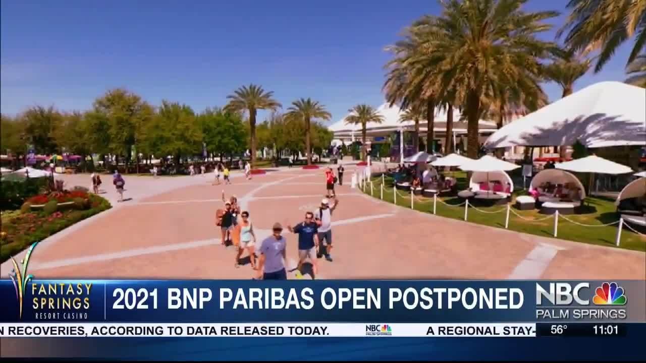 BNP Paribas Open 2021 Postponed