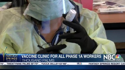 Coronavirus Vaccine Clinic in Thousand Palms for those in Phase A1