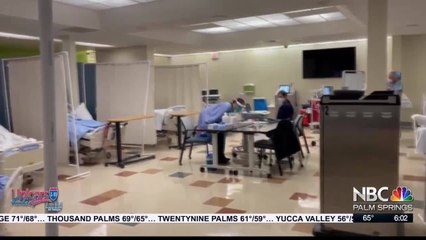National Guard Helps Riverside Hospital Overrun With COVID Patients