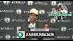 Josh Richardson: "I think we're all starting to find our footing." | Celtics vs Raptors