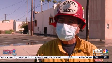 Structure Fire Burns Historic Abandoned Theater in Indio