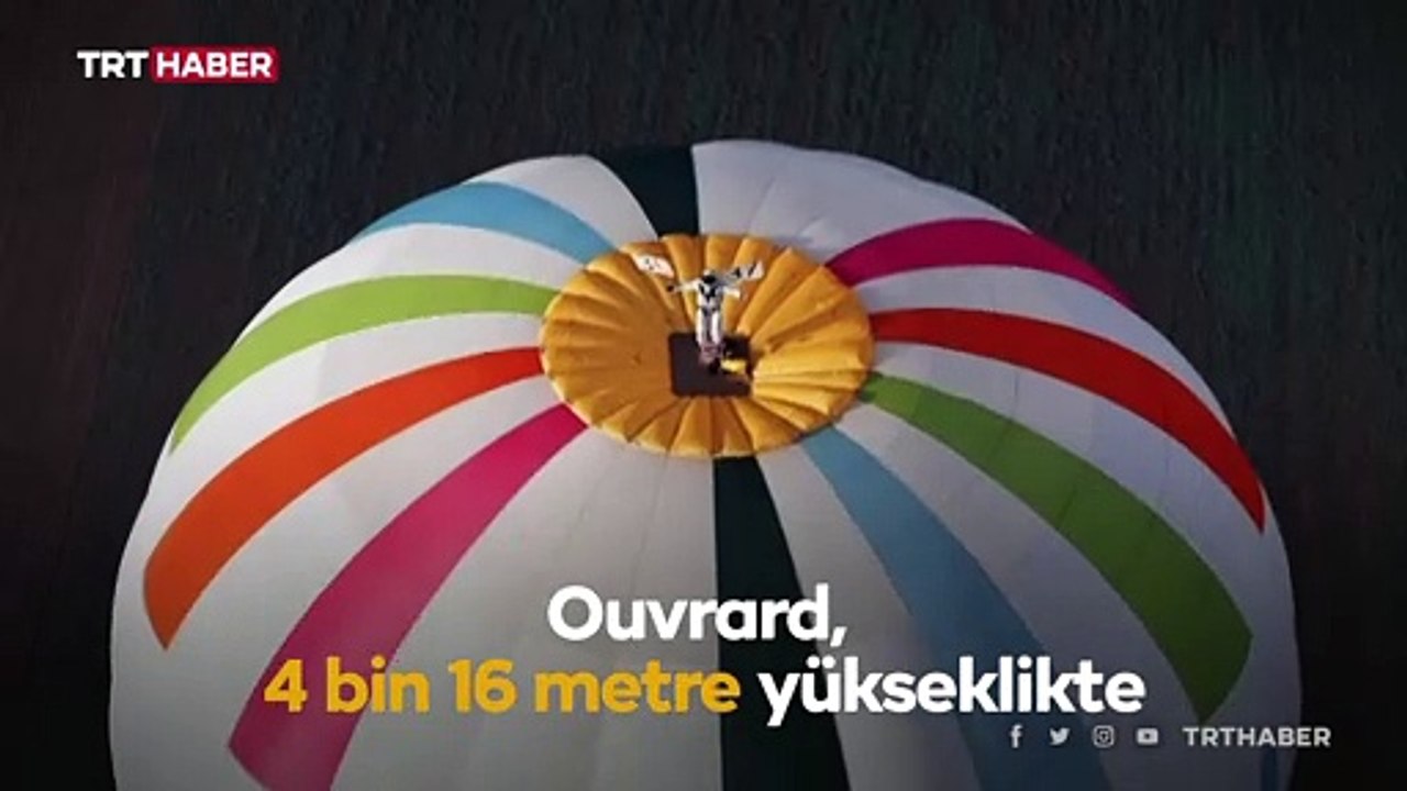 Sıcak hava balonunda dünya rekoru