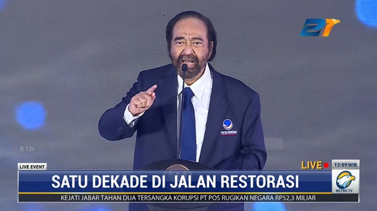 10 Tahun Partai NasDem - Komitmen Dukung Jokowi Hingga Akhir Masa Jabatan