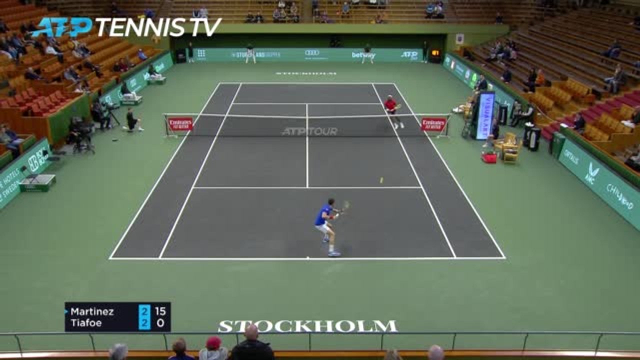 Highlights: Tiafoe im Stockholm-Viertelfinale