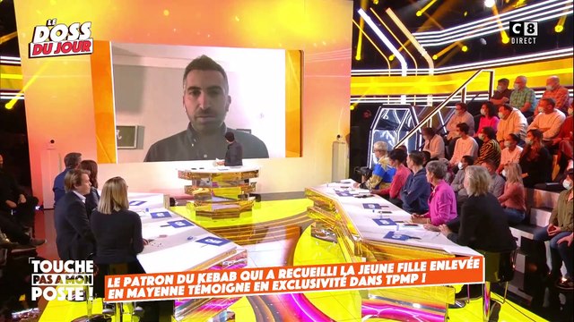 Le patron du kebab qui a recueilli la joggeuse de 17 ans enlevée en Mayenne témoigne dans TPMP: Elle était devant ma vitrine, elle était choquée! - VIDEO