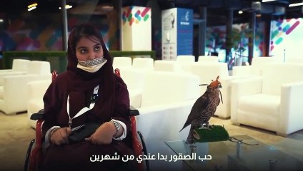 تركي آل الشيخ ينشر فيديو لطفلة مشاركة في كأس موسم الرياض للصقور