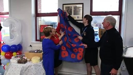 Plaque to commemorate Corporal Tom 'Ginger' Jones unveiled