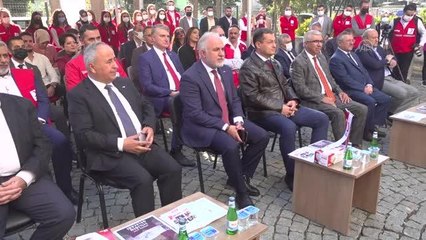 Türk Kızılay'ın "Göç ve Çocuk" konulu resim sergisi açıldı