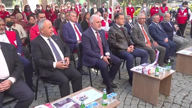 Türk Kızılay'ın Göç ve Çocuk konulu resim sergisi açıldı