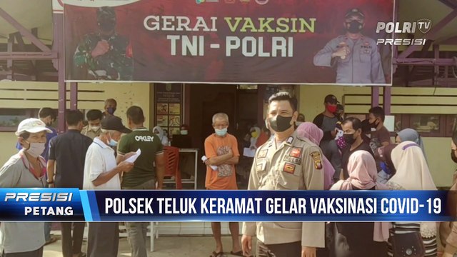 Polres Sambas Gelar Vaksinasi untuk Percepat Herd Immunity