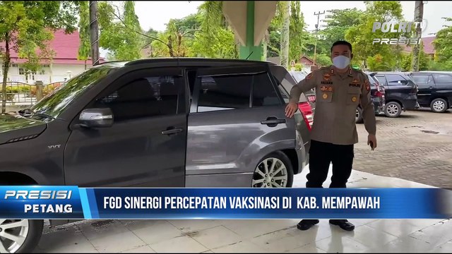 Polres Mempawah Gelar FGD Sinergi Percepatan Vaksinasi Menuju Herd Immunity