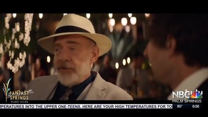 Manny JK Simmons Camila Mendes Meredith Hagner Palm Springs