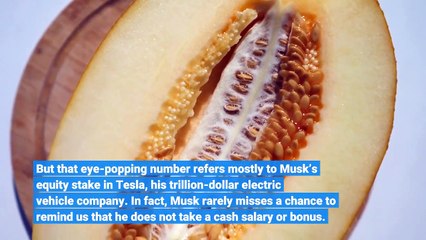 Elon Musk doesn’t get paid buy stuff or pay taxes like you do