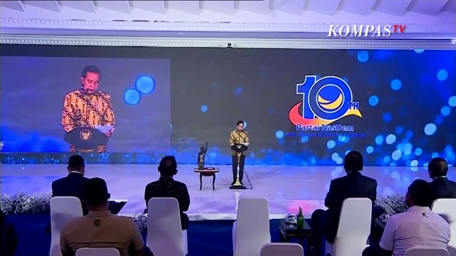 [FULL] Pidato Jokowi di HUT Nasdem: Soal KTT G20 hingga Mental Inlander