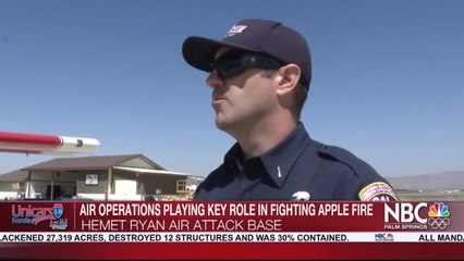 Behind the Scenes: Fighting Apple Fire From the Sky