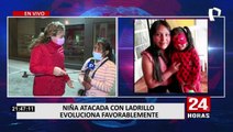 ¡Buenas noticias! La niña que fue atacada con un ladrillo se recupera favorablemente