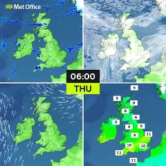 Met Office UK weather forecast Thursday November 11, 2021