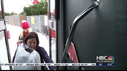 National Charity League Coachella Valley Chapter Winter Warmth Fill the Bus