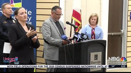 Riverside County Officials Urge Social Distancing and Answer Questions in COVID-19 Briefing