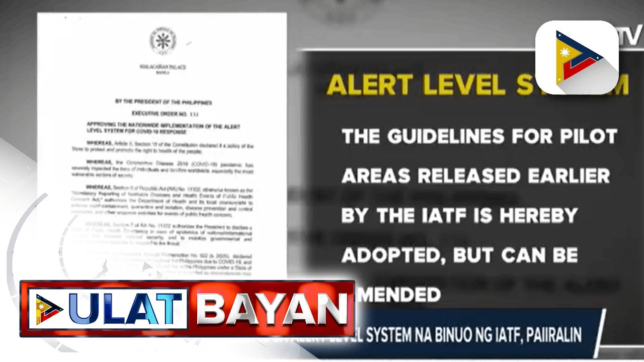 Alert Level System, ipatutupad na sa buong bansa; Pagpapatupad sa patakaran, hinati sa apat na yugto