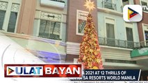 Grand Fiesta Manila 2021 at 12 thrills of Christmas, binuksan na sa Resorts World Manila; 30-ft tall na Christmas tree, naging sentro ng atraksyon