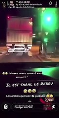 Il suite un camion et pense qu'il ne va pas passer sous un pont (France)