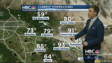 Mike's Tuesday Evening Forecast 9 10 2019