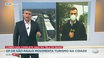 O grande prêmio de são paulo de fórmula um vai ser o principal evento para o turismo na cidade. Mais de setenta por cento das pessoas que vêm para interlagos não vivem aqui, e o governo espera que o evento movimente cerca de 810 milhões de reais.