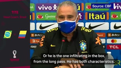 Tite praises "versatile" Jesus