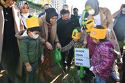 Milli Ağaçlandırma Günü Tuzla'da kutlandı! Belediye Başkanı Yazıcı, çocuklarla birlikte fidan dikti