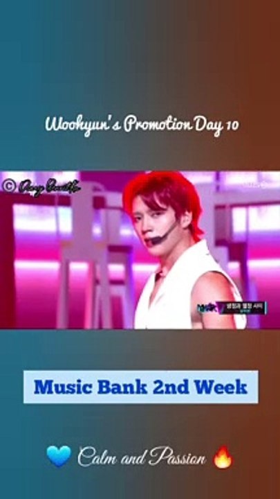 Nam Woohyun Comeback Promotion Music Bank 2nd Week